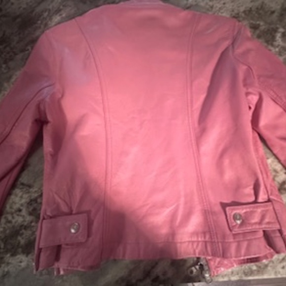 Vintage Wilsons Leather Pink Jacket (S) - Picture 3 of 16